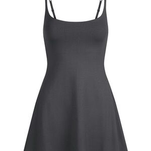 Skims Smooth Layers Scoop Neck Mini Dress